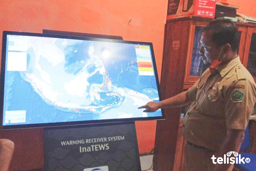 Alat Penyampaian informasi gempa bumi di BPBD konawe. Foto: Muh. Surya Putra