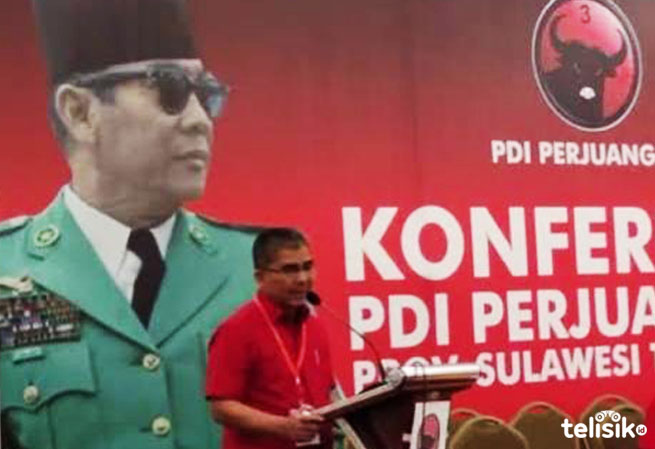Mantan Ketua DPD PDIP Sultra, Abu Hasan. Foto: Musdar/Telisik