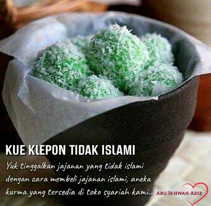 Postingan yang menyinggung Klepon tidak islami di twitter. Foto: twitter.com