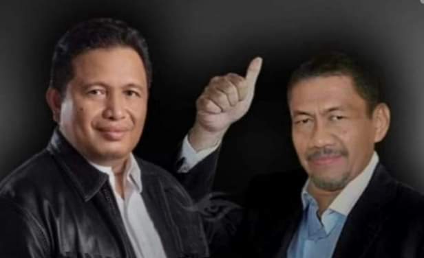 Pasangan LM Rusman Emba dan Bachrun Labuta, diundang oleh DPP PDIP mengikuti rapat pemantapan konsolidasi organisasi persiapan Pilkada serentak. Foto : Ist.