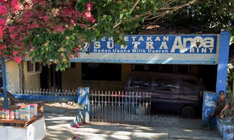 Kantor PD Percetakan Sultra. Foto: Ist.