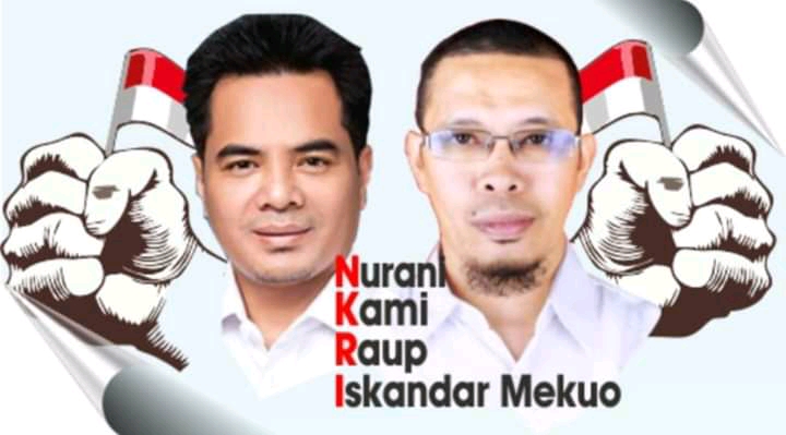 Iskandar, Ketua Komisi II DPRD Konut, bakal tetap maju sebagai Calon Bupati Konawe Utara berpasangan Ketua DPD PAN Konut, Raup. Foto: Ist.
