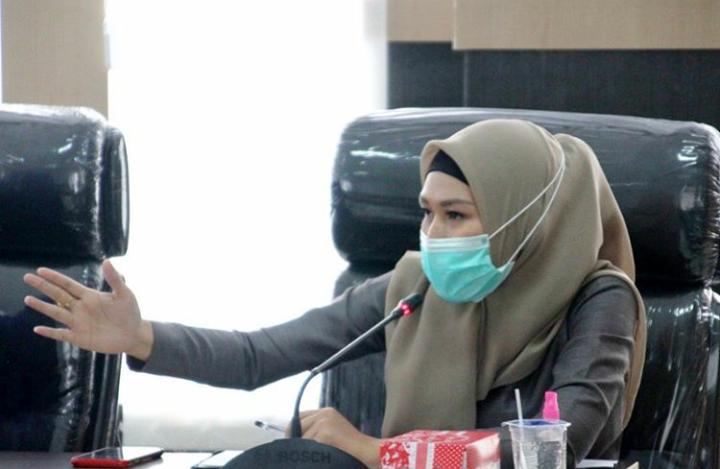  Anggota DPRD Kota Kendari, Apriliani Puspitawati. Foto: Ist.