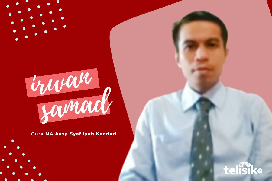 Irwan Samad, S.PdI, M.Pd adalah guru MA Aasy-Syafiiyah Kendari. Foto: Ist.