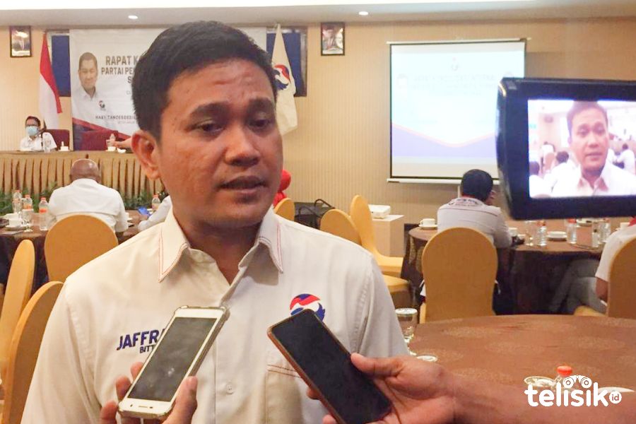 Ketua DPW Partai Perindo Sultra, Jaffray Bittikaka. Foto: Siswanto Azis/Telisik