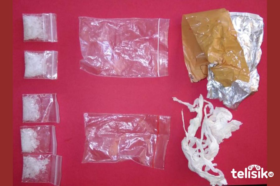 Barang bukti narkoba jenis sabu yang diamankan Polisi. Foto: Hir Abrianto/Telisik