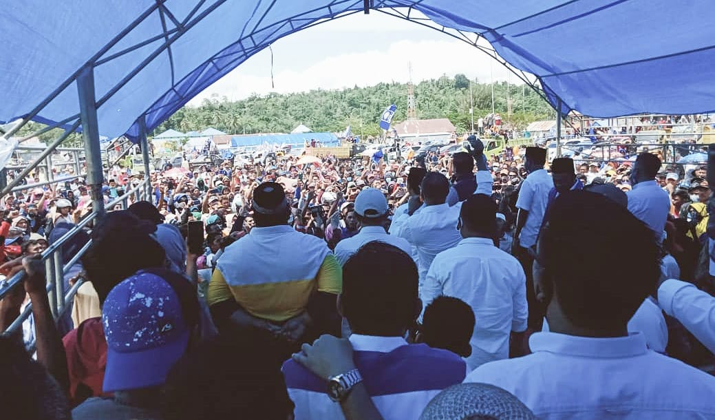 Suasana deklarasi pasangan MULYA di Konkep. Foto: Ist.