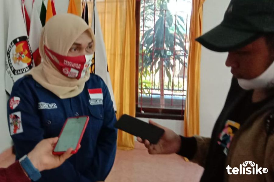 Kordiv Program dan Data KPU Muna, Yuliana Rita. Foto: Sunaryo/Telisik