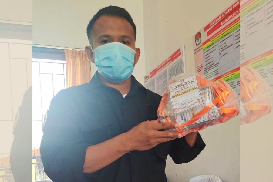 Pelapor di Bawaslu, Muhamad Rahman. Foto: Ist.
