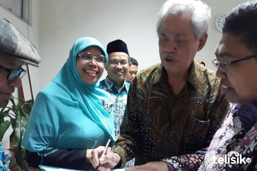 Prof Dr (HC) Drs H Abdul Malik Fadjar, M.Sc sewaktu berada di Yogyakarta di tengah-tengah keluarga besar Muhammadiyah DIY. Foto: Affan Safani Adham/Telisik