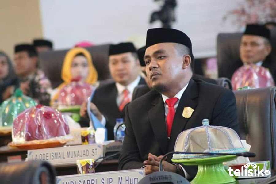 Wakil Ketua Komisi III DPRD Muna, Andi Sapri. Foto: Sunaryo/Telisik