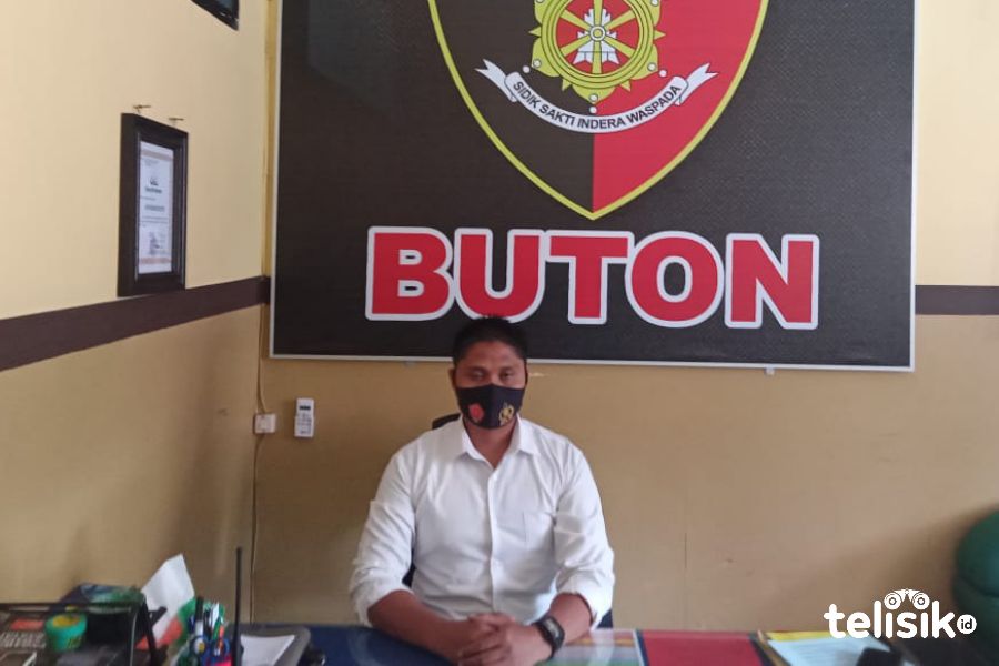 Kasat Reskrim Polres Buton, AKP Dedi Hartoyo S.Pi. Foto: Iradat Kurniawan/Telisik