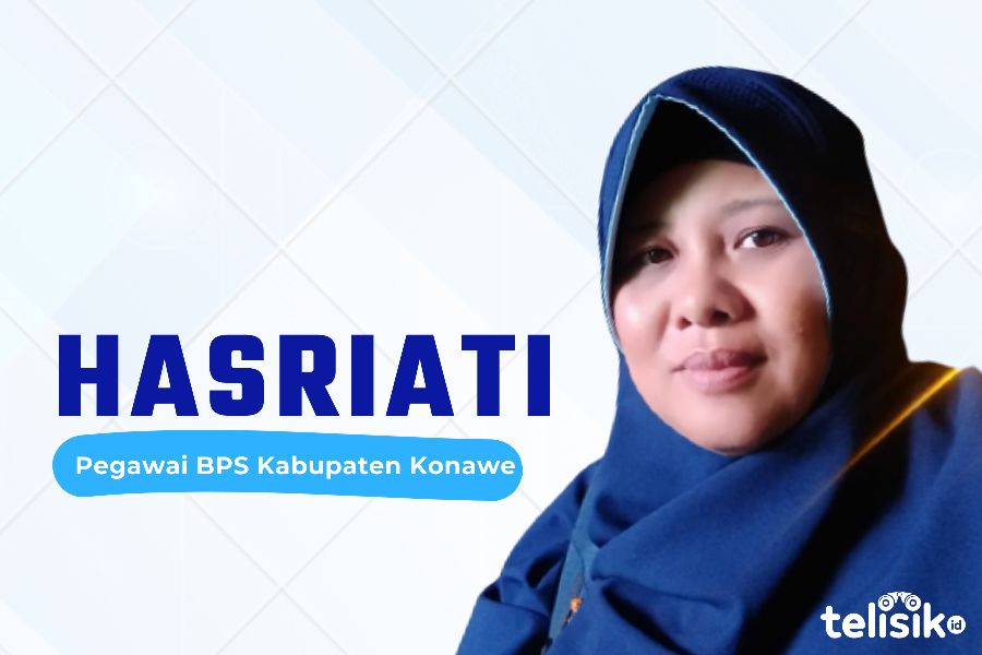 Hasriati, S.Pi Pegawai BPS Kabupaten Konawe. Foto: Ist.