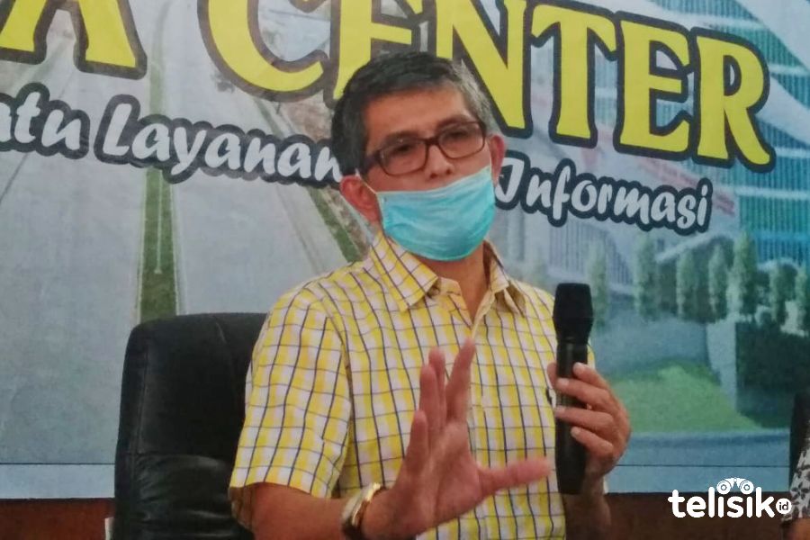 Tim Jubir Pemprov Sultra, Prof Eka Suaib. Foto: Fitrah Nugraha/Telisik