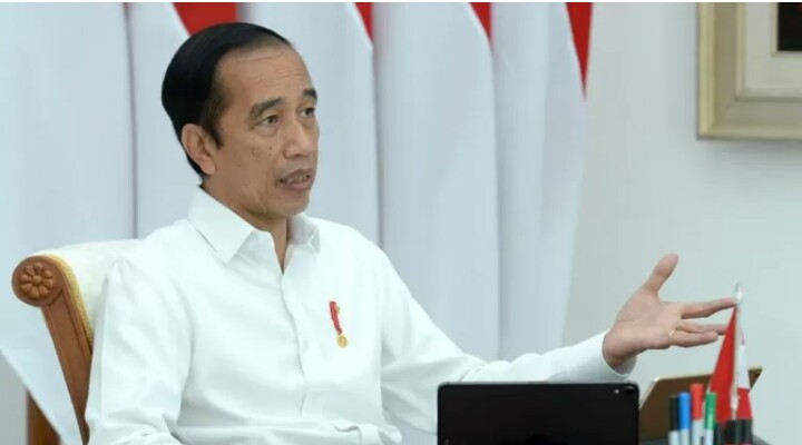 Presiden Jokowi ketika memimpin rapat terbatas di Istana Bogor. Foto: Ist.