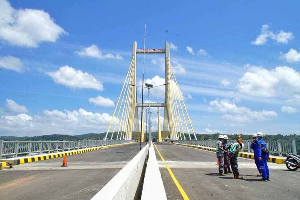 Jembatan Teluk Kendari. Foto: Repro Jubir Gub Sultra