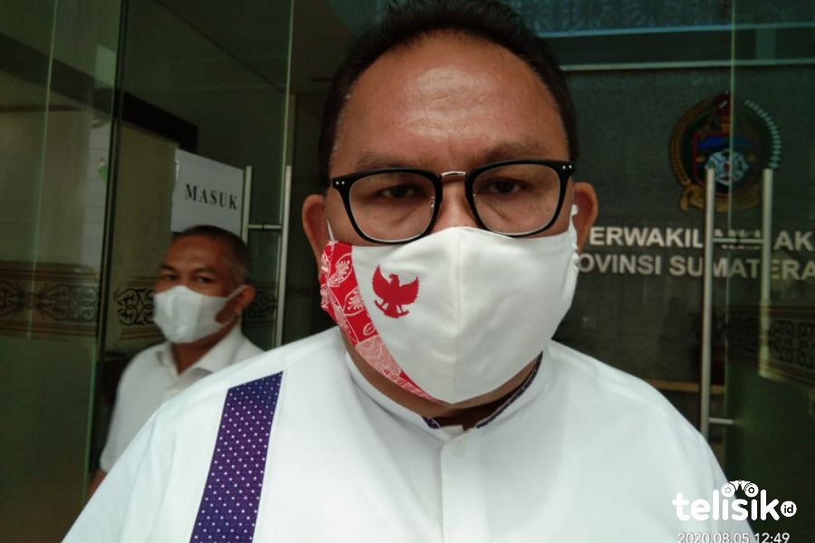 Ketua DPRD Sumatera Utara, Baskami Ginting. Foto: Ones Lawolo/Telisik