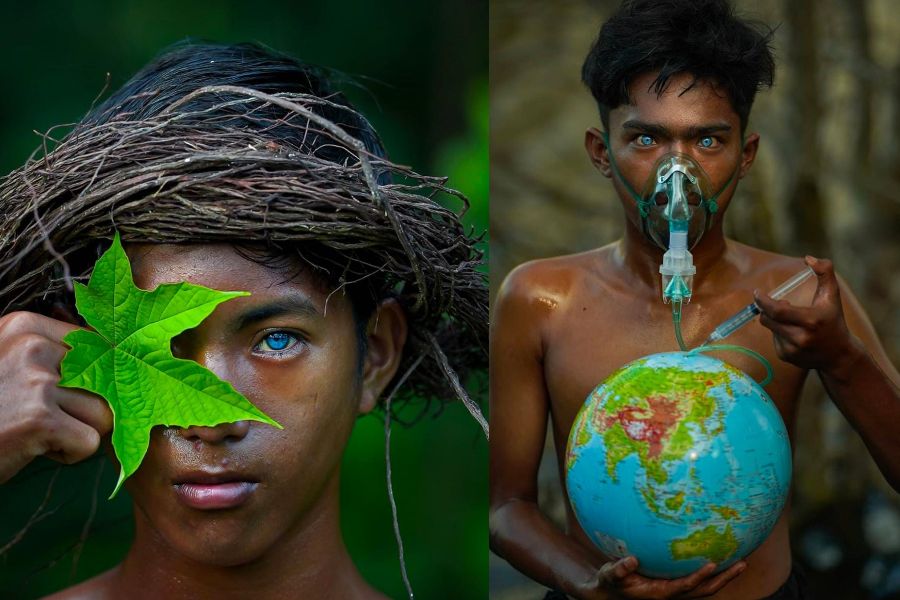 Potret langkah mata biru pemuda Suku Buton di Indonesia. Foto: Instagram @geo.rock888