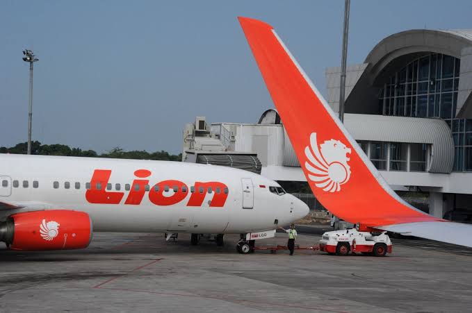 Maskapai Lion Air terancam pailit. Foto: Repro Media Indonesia