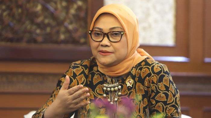 Menteri Tenaga Kerja (Menaker) Ida Fauziyah. Foto: Repro Tribunnews