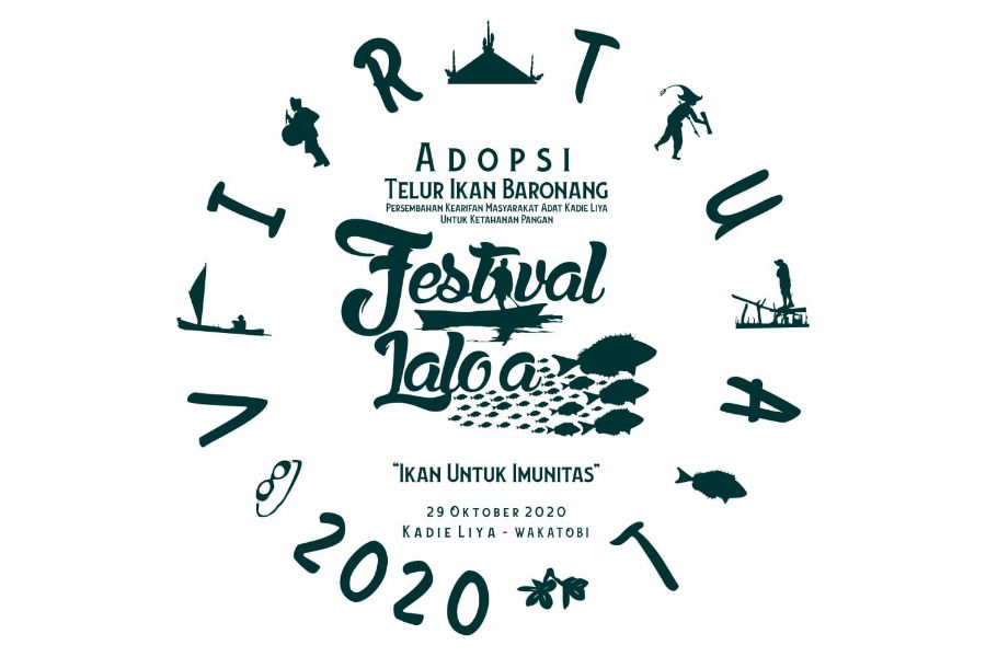 Pamflet Festival Lalo'a. Foto: Ist.