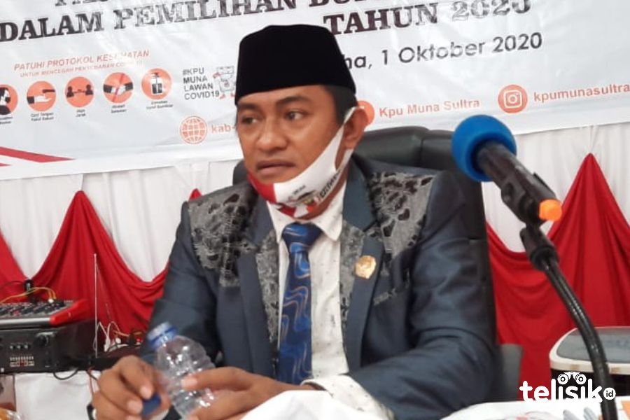 Ketua KPU Muna, Kubais. Foto: Sunaryo/Telisik