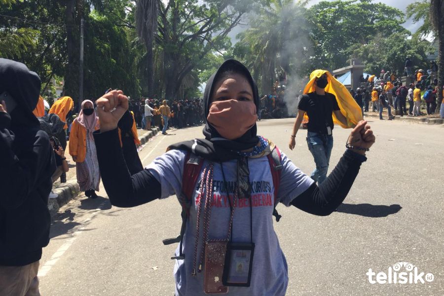 Sekretaris AJI Kendari, Rosniawanti. Foto: Siswanto Azis/Telisik