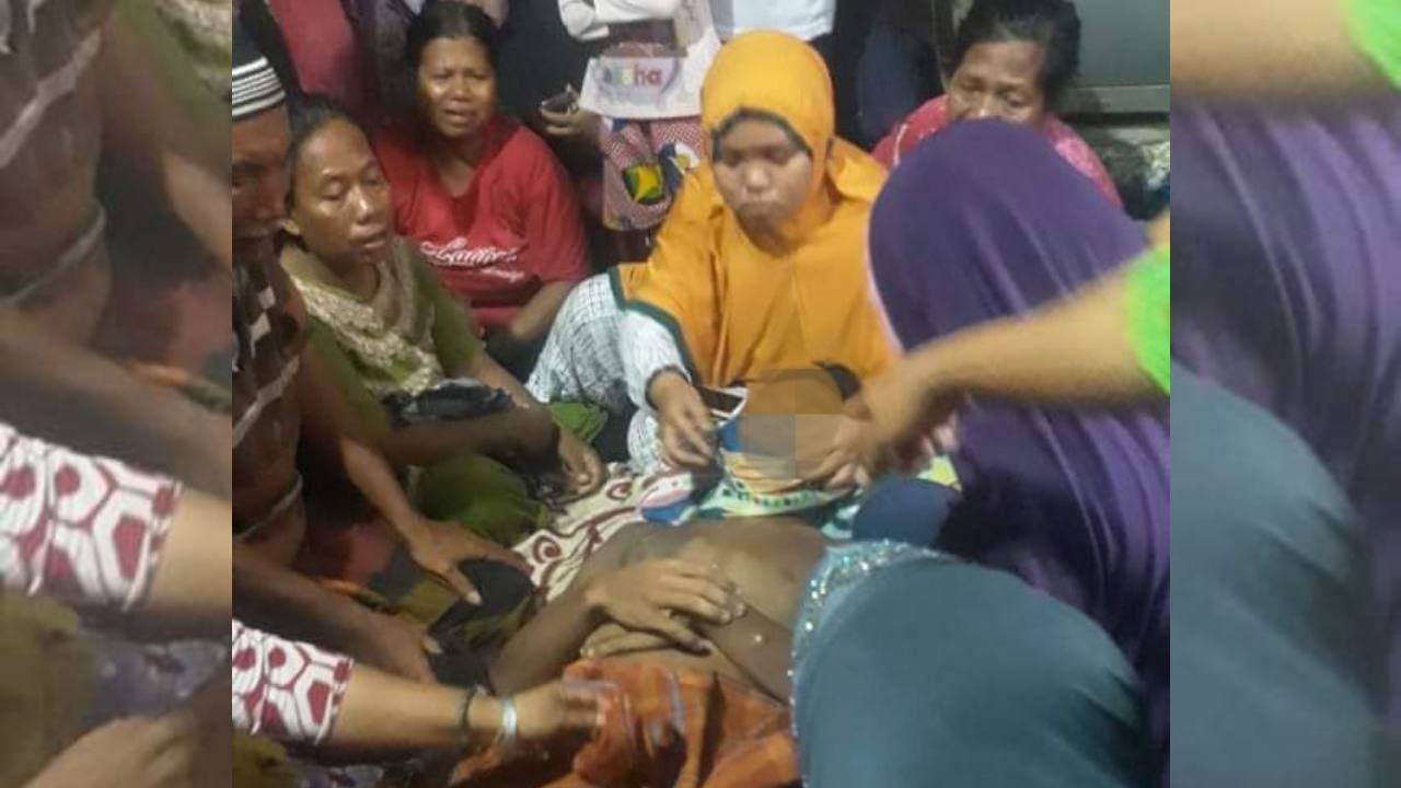 Warga Gowa yang tewas terkena sambaran petir. Foto: Ist.