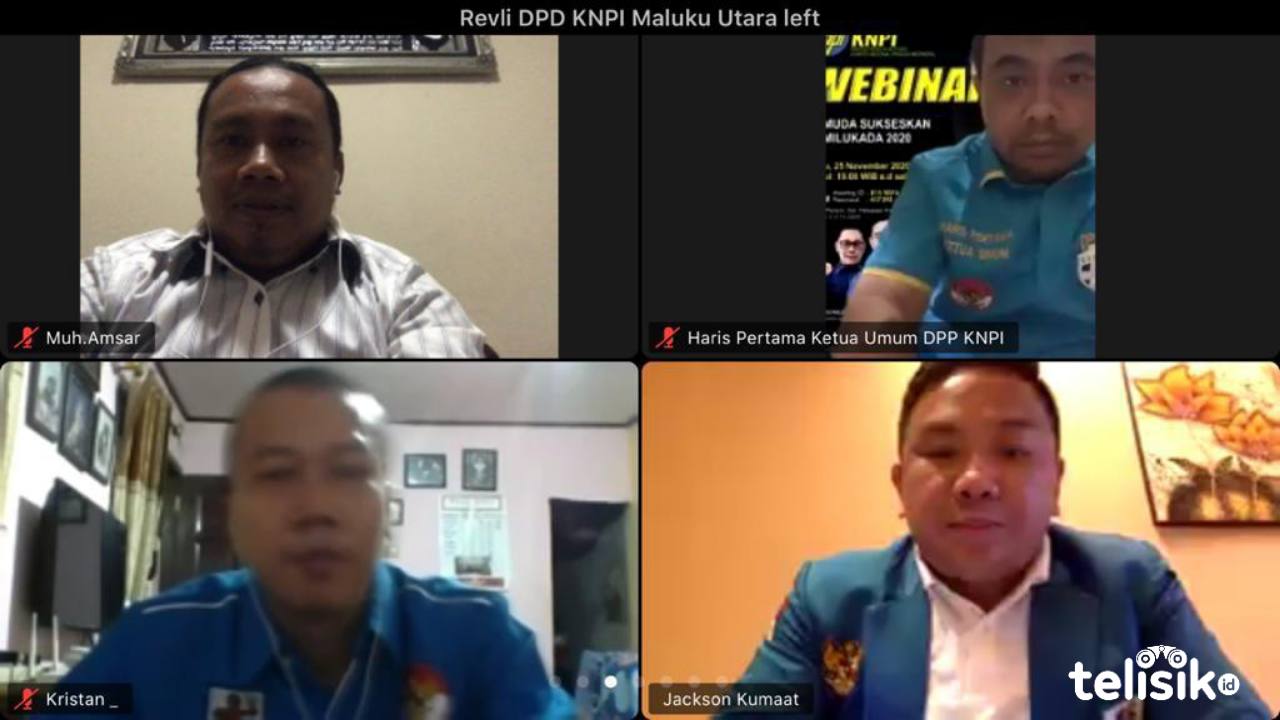 Suasana pelaksanaan Webinar Pemilukada. Foto: Amsar/Telisik