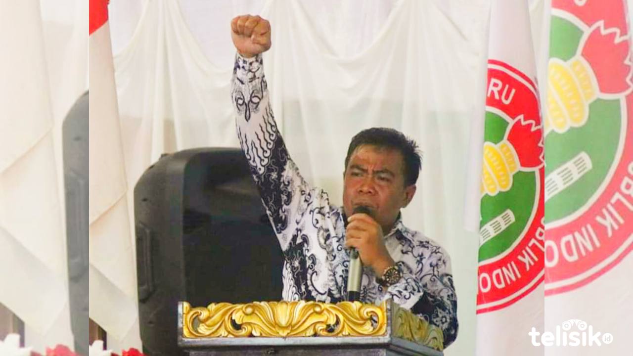 Ketua PGRI Muna, Haswa. Foto: Sunaryo/Telisik
