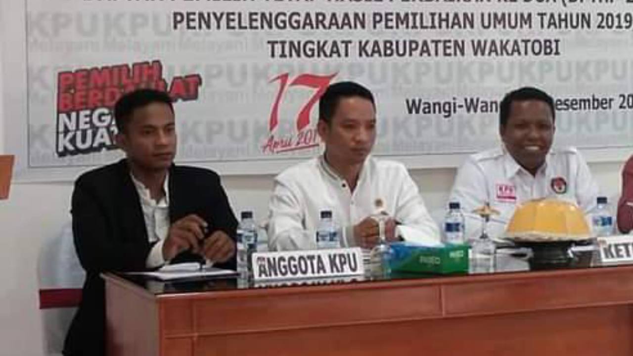 Komisioner KPU Wakatobi. Foto: Ist.