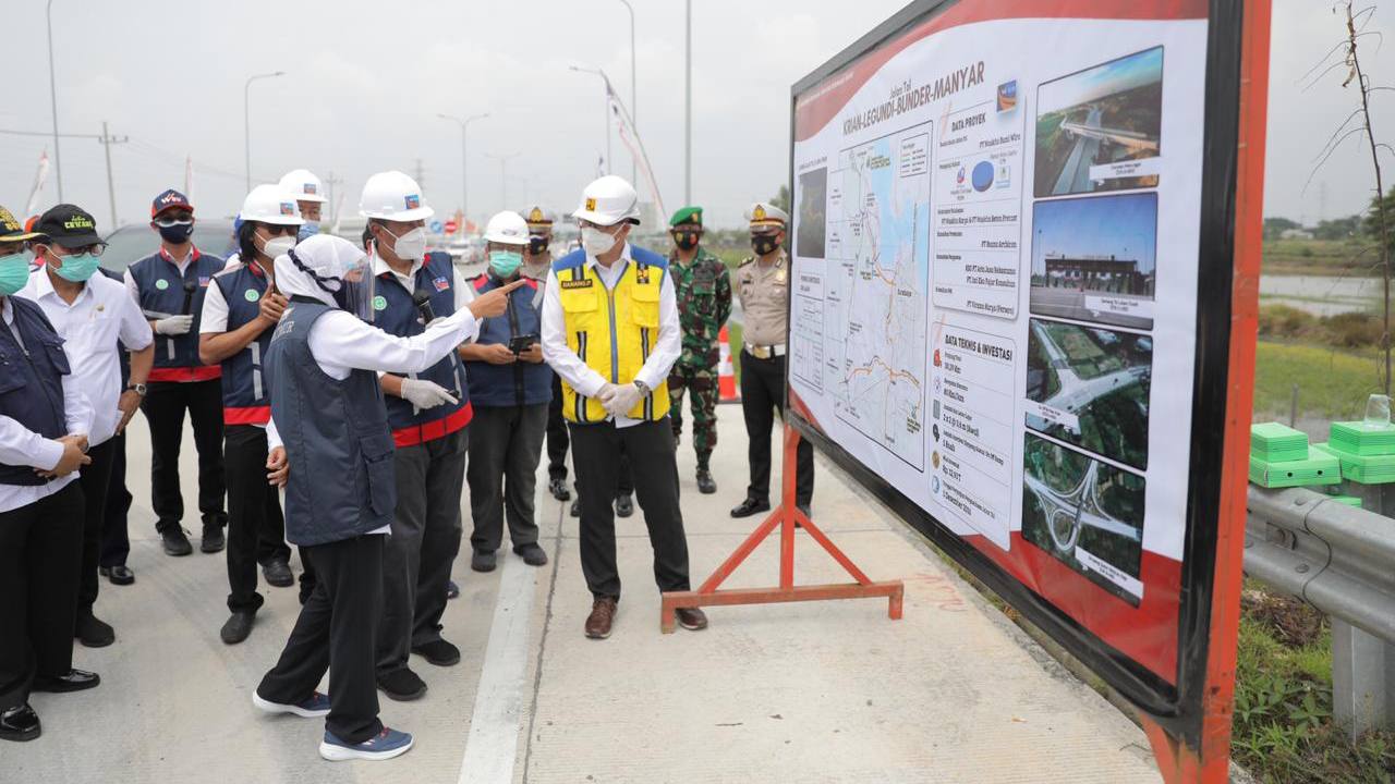 Suasana peresmian tol KLBM di Jatim. Foto: Ist.