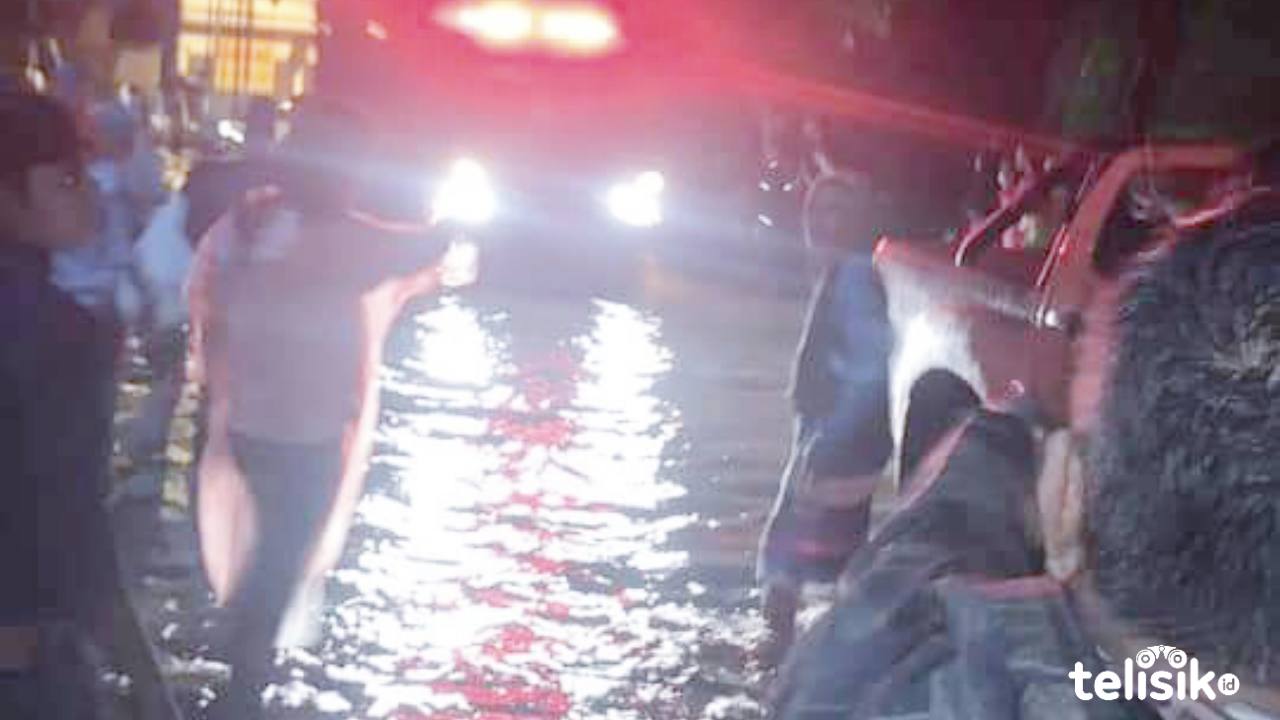 Lokasi banjir di Perumahan De Flamboyan, Tanjung Selamat Medan. Foto: Ones Lawolo/Telisik
