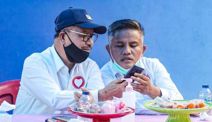 Paslon Bupati dan Wakil Bupati Konawe Selatan (Konsel) Surunuddin Dangga dan Rasyid (SUARA). Foto: Ist.
