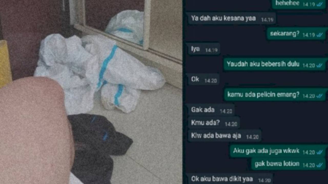 Beredar percakapan pasien COVID-19 dan perawat di Wisma Atlet lakukan tindakan asusila. Foto: Repro Twitter/@lukebetter_News