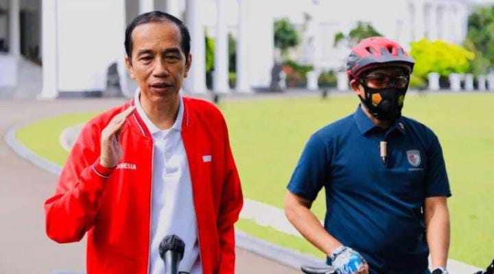 Presiden Jokowi ketika menyampaikan keterangan pers terkait penembakan 6 Anggota FPI di depan Istana Bogor. Foto: Ist.