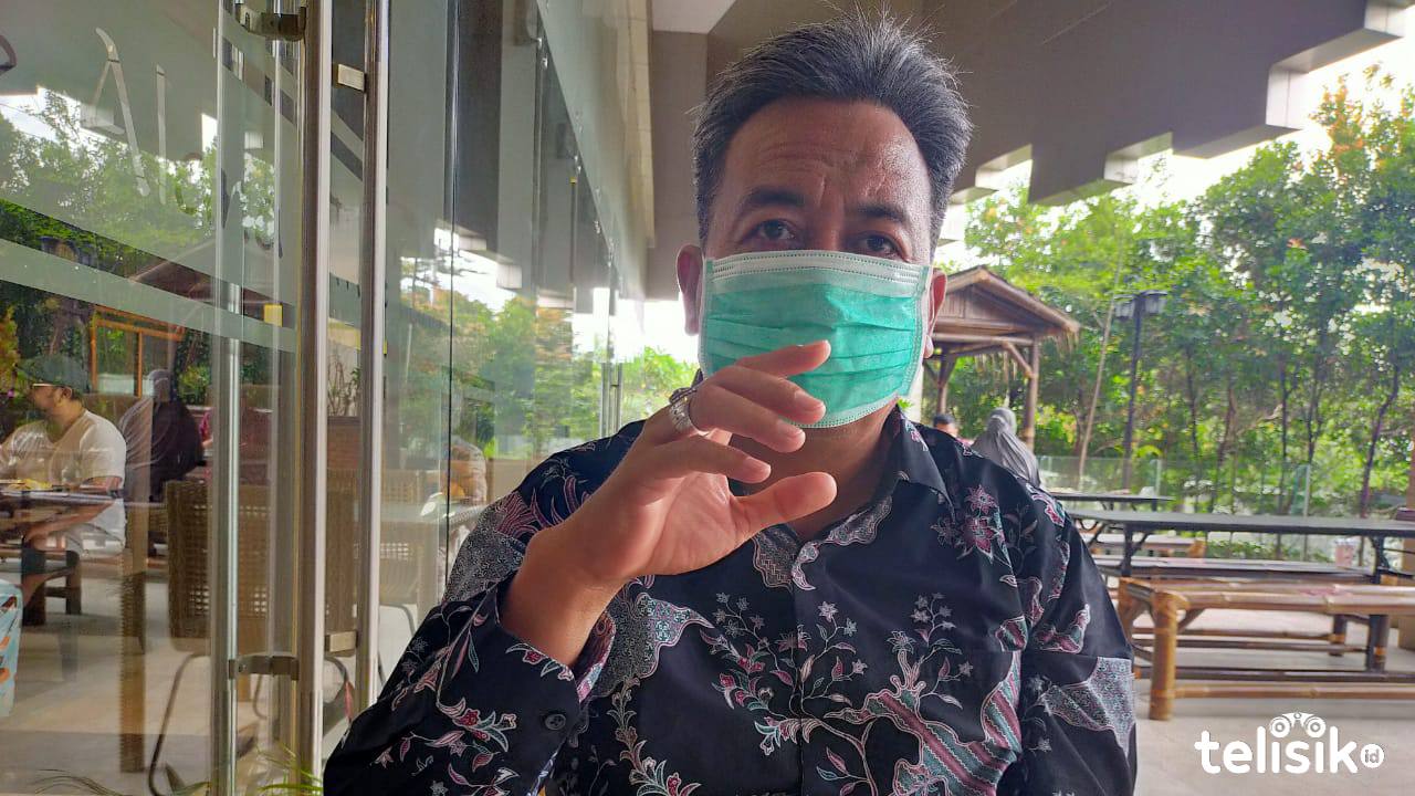 Politisi Gerindra Jatim, Budiono. Foto: Try Wahyudi Ari Setyawan/Telisik