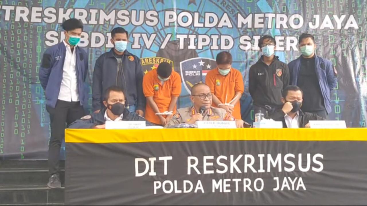Pelaku penyebar foto dan pengamcam Kapolda Metro Jaya. Foto: Ist.