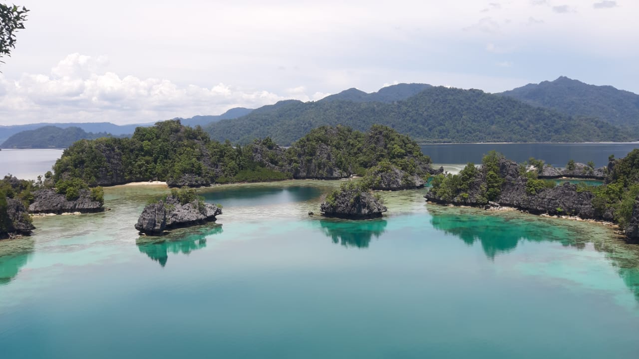 Gugusan pulau yang berada di Pulau Sombori. Foto: Ist.