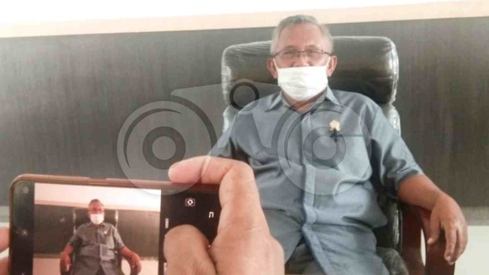 Ketua Fraksi Partai Gerindra DPRD Kendari, Simon Mantong. Foto: Kardin/Telisik