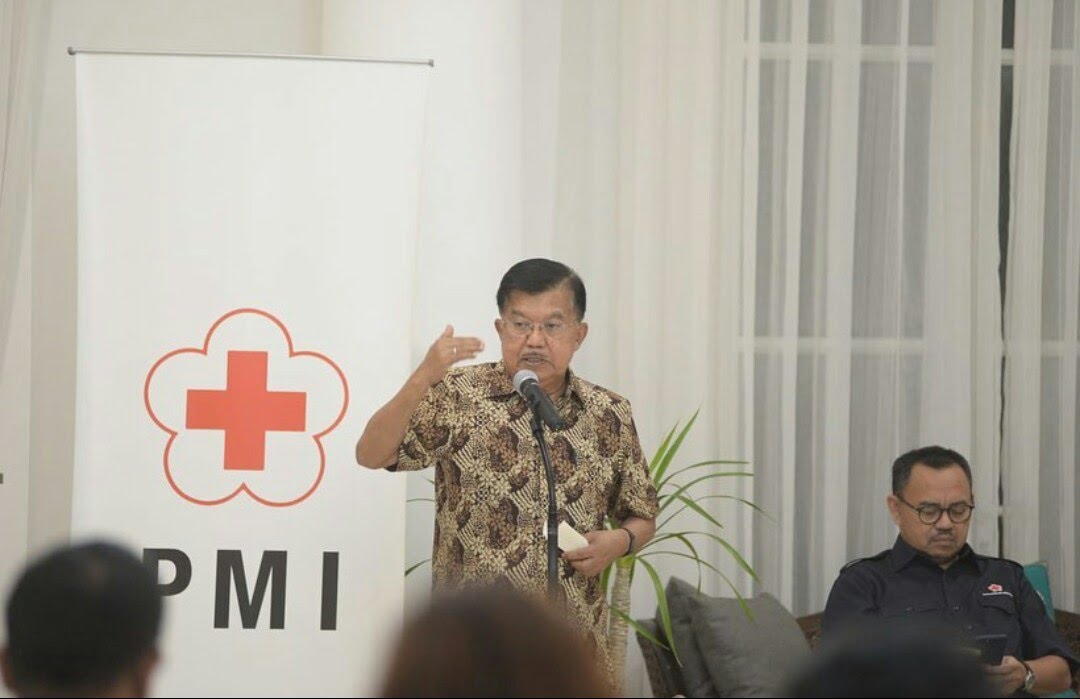 Jusuf Kalla, Ketua Umum Palang Merah Indonesia (PMI) dan mantan wakil presiden dua peeiode. Foto: Repro Fajar.co.id
