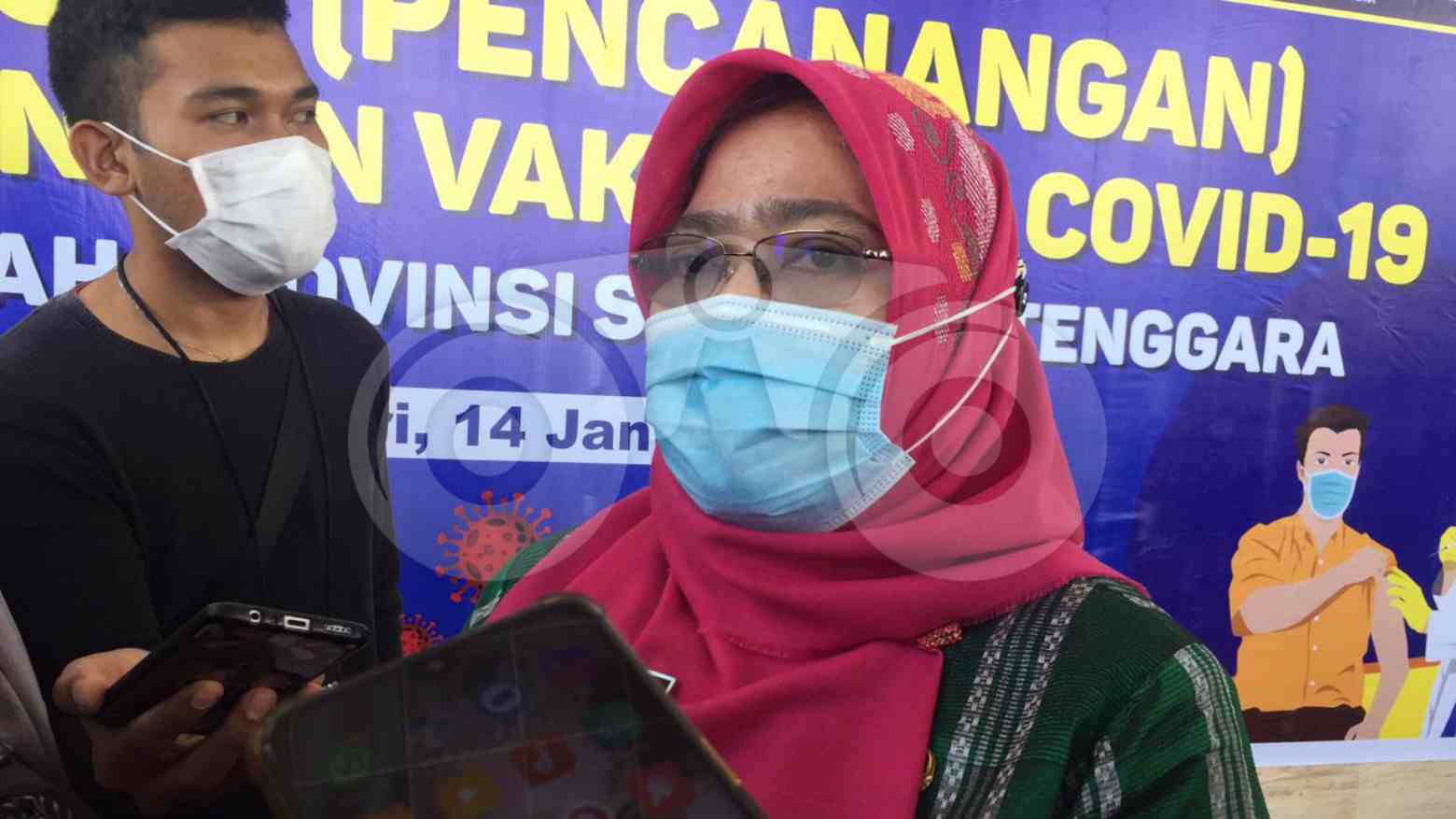 Plt Kadis Kesehatan Sultra, Husnia. Foto: Siswanto Azis/Telisik