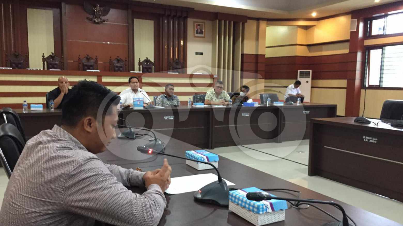 Suasana RDP antara PT. OSS dan masyarakat Morosi. Foto: Siswanto Azis/Telisik