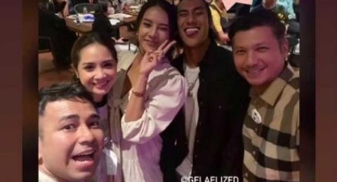 Raffi Ahmad tepergok keluyuran usai divaksin. Foto: Repro Suara.com