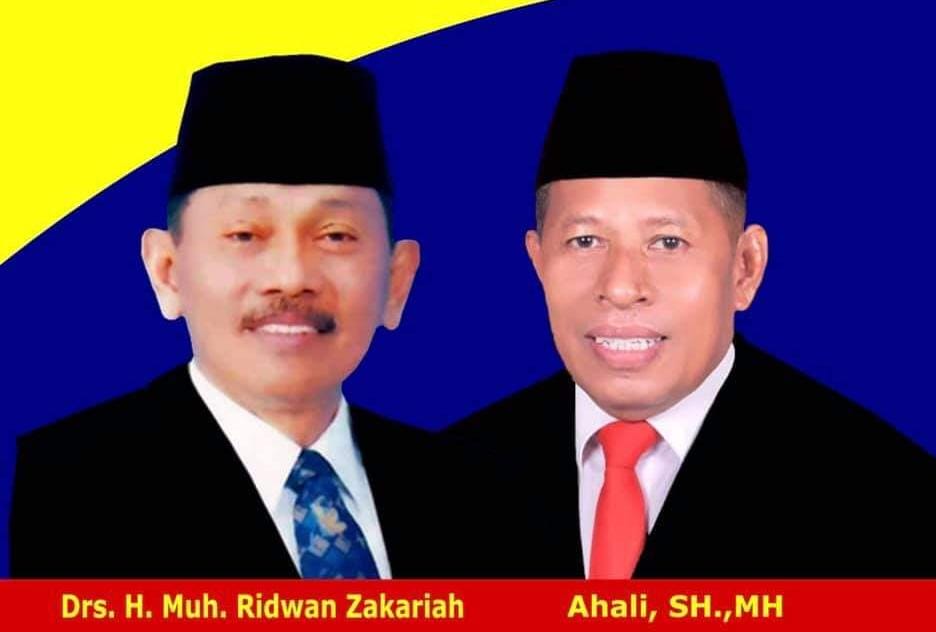 Bupati-Wakil Bupati Buton Utara terpilih, Ridwan Zakariah-Ahali. Foto: Ist.