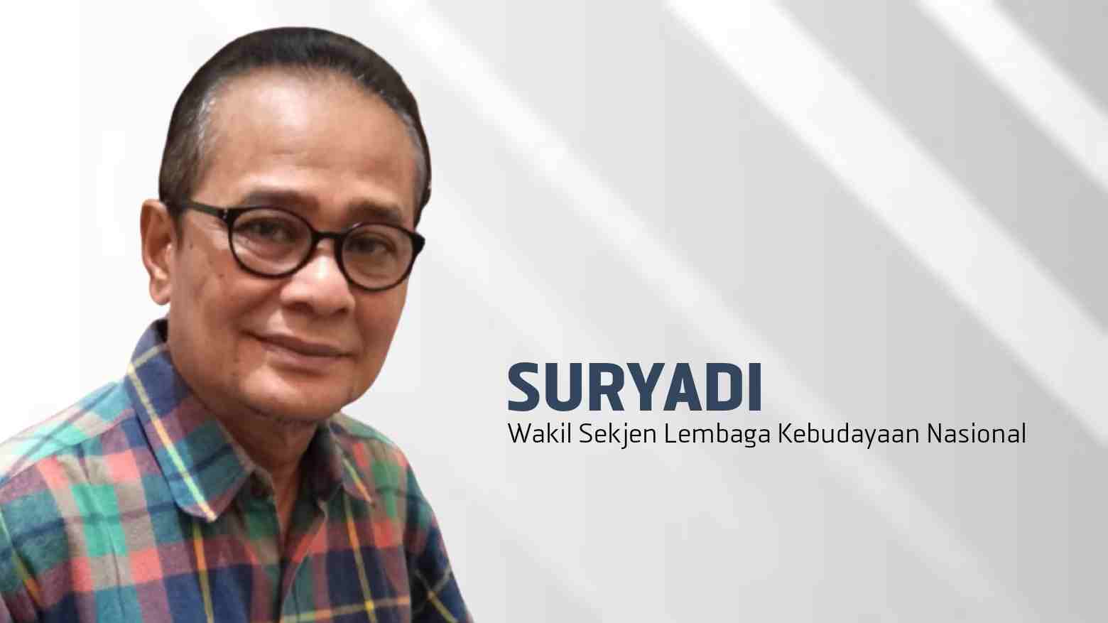 Suryadi, Wakil Sekjen Lembaga Kebudayaan Nasional (LKN). Foto: Ist.