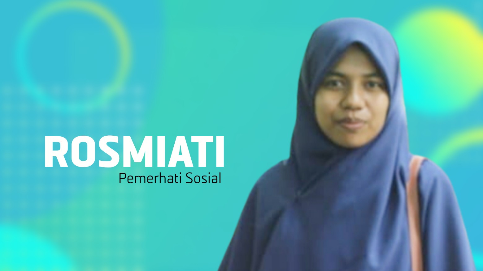 Rosmiati, S.Si, Pemerhati Sosial. Foto: Ist.