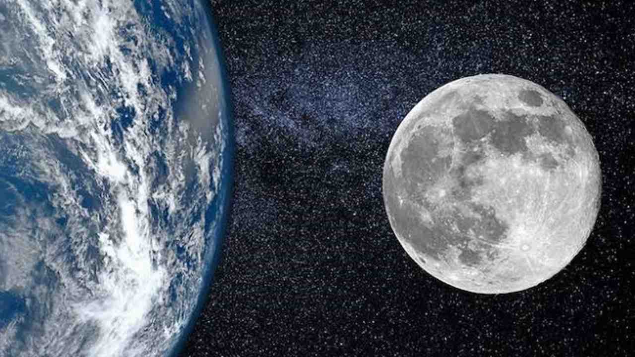 Ilustrasi Bumi dan Bulan. Foto: Repro google.com