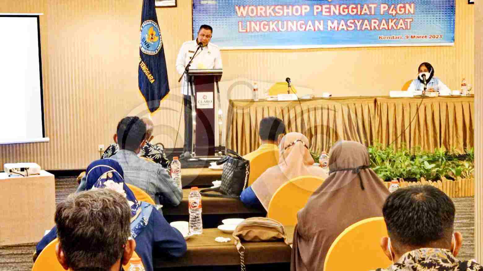 Workshop peningkatan kualitas penggiat P4GN. Foto: Ist.