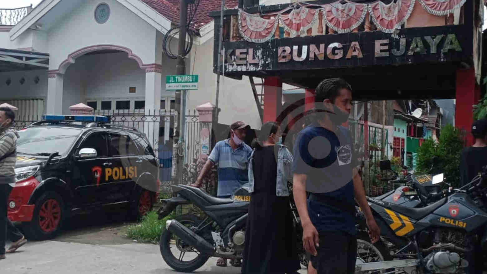 Kondisi sekitar rumah terduga pelaku bom bunuh diri di Makassar. Foto: Rezki Mas'ud/Telisik
